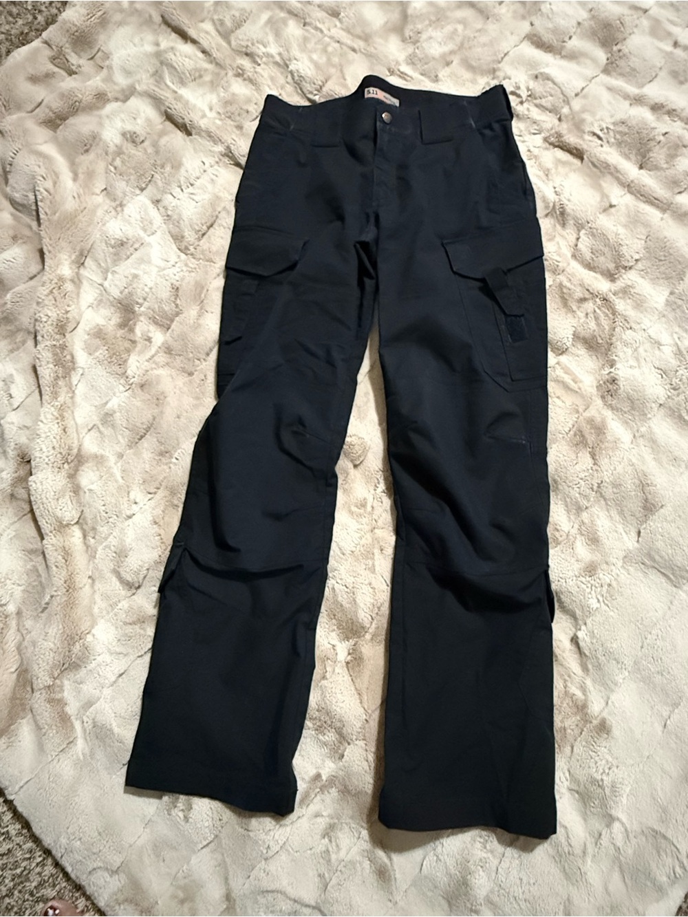 5.11 Tactical Women's Black Straight-Leg Cargo Pants